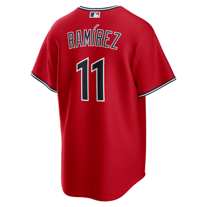 Cleveland Guardians José Ramírez Nike Alternate Replica Jersey - Red MLB Team Jersey Baseball Fan Apparel