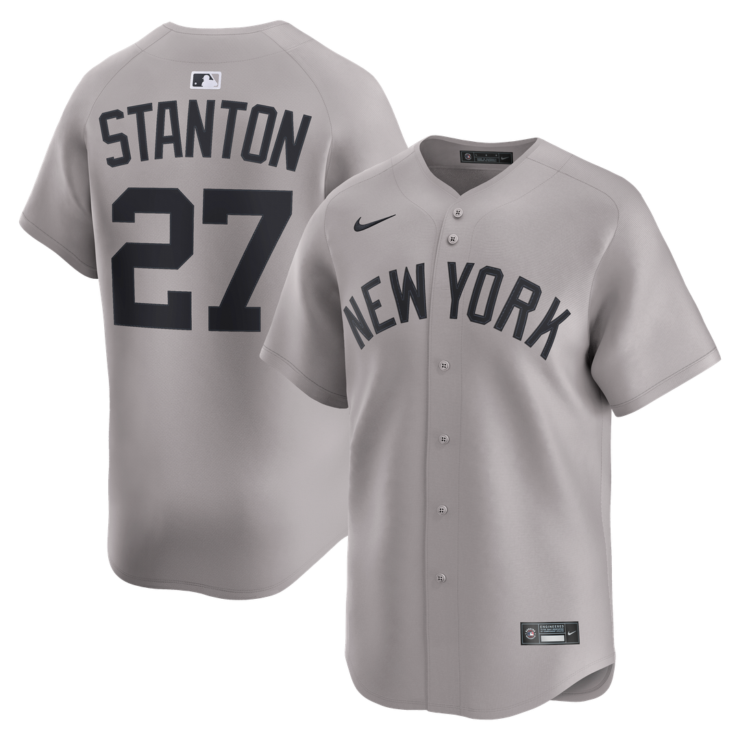 New York Yankees Giancarlo Stanton Nike Home Limited Player Jersey - White MLB Team Jersey Baseball Fan Apparel