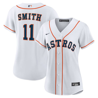 Houston Astros Cam Smith Nike Women's Home Replica Jersey - White MLB Team Jersey Baseball Fan Apparel