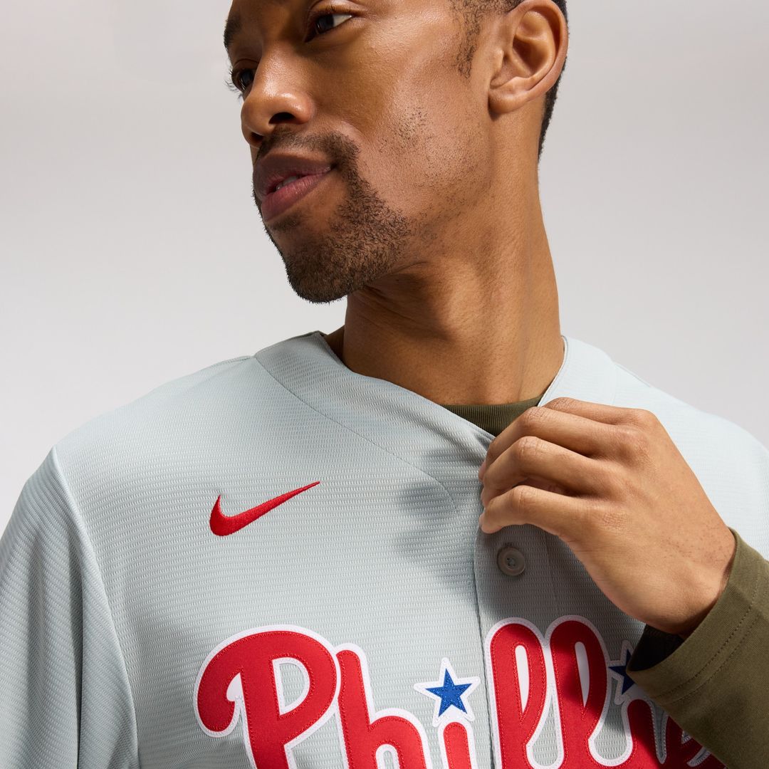 Philadelphia Phillies Bryce Harper Nike Alternate Replica Jersey - Light Blue MLB Team Jersey Baseball Fan Apparel