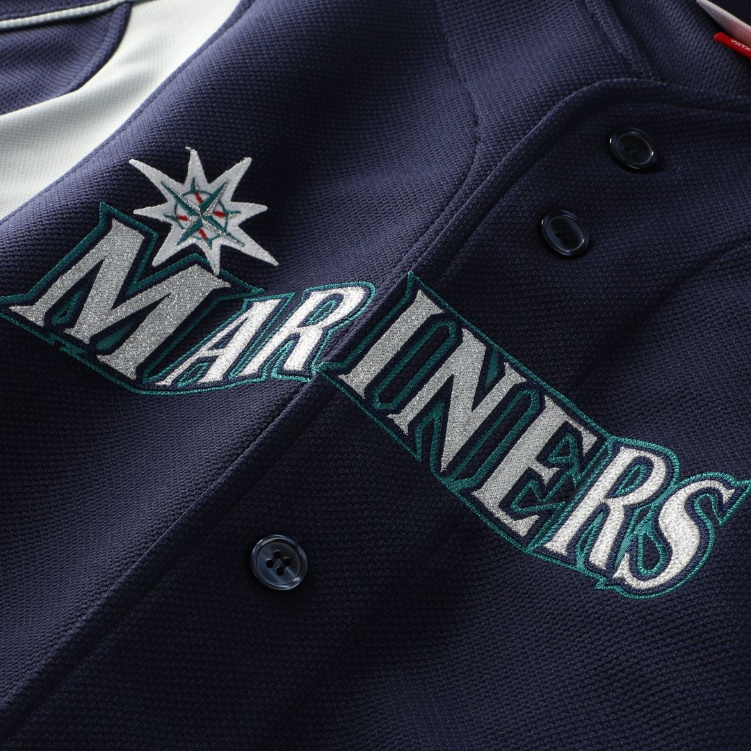 Seattle Mariners Ichiro Suzuki Mitchell & Ness Cooperstown Batting Practice Jersey - Navy MLB Team Jersey Baseball Fan Apparel