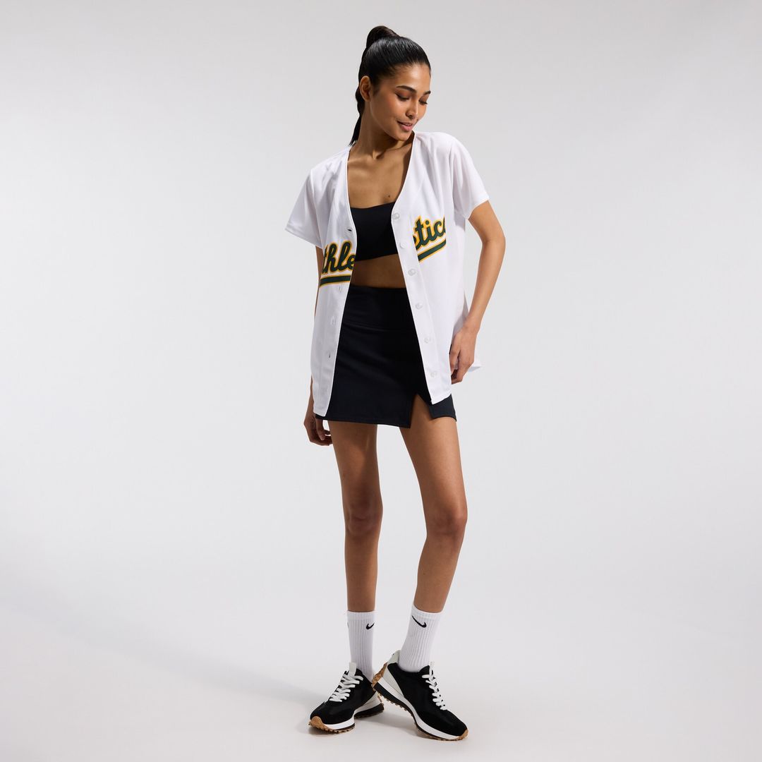 Athletics Nike Women's Home Replica Team Jersey - White MLB Team Jersey Baseball Fan Apparel