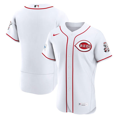 Cincinnati Reds Nike Home Authentic Jersey - White MLB Team Jersey Baseball Fan Apparel
