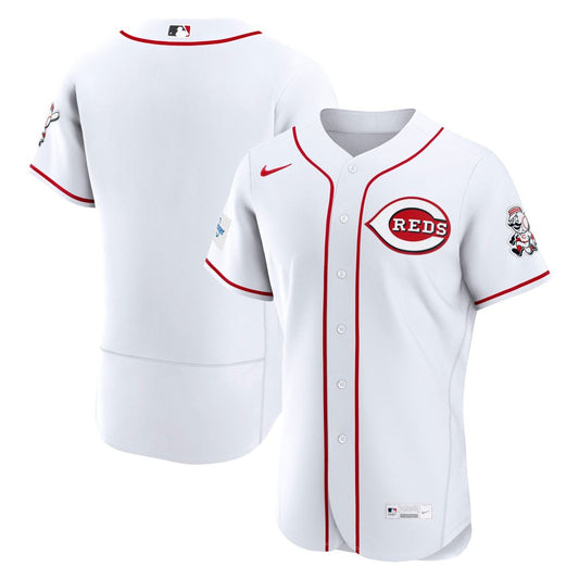 Cincinnati Reds Nike Home Authentic Jersey - White MLB Team Jersey Baseball Fan Apparel