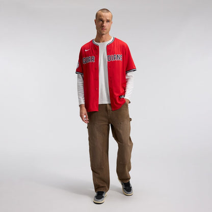 Cleveland Guardians Nike Road Limited Jersey - Gray MLB Team Jersey Baseball Fan Apparel