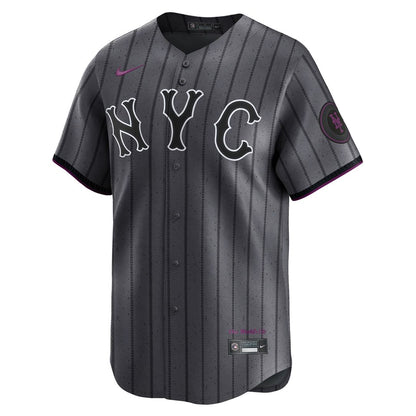 New York Mets Juan Soto Nike City Connect Limited Jersey - Gray MLB Team Jersey Baseball Fan Apparel