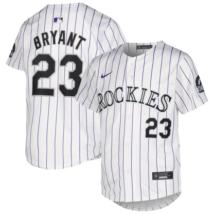 Colorado Rockies Kris Bryant Nike Youth Alternate Limited Player Jersey - Purple MLB Team Jersey Baseball Fan Apparel