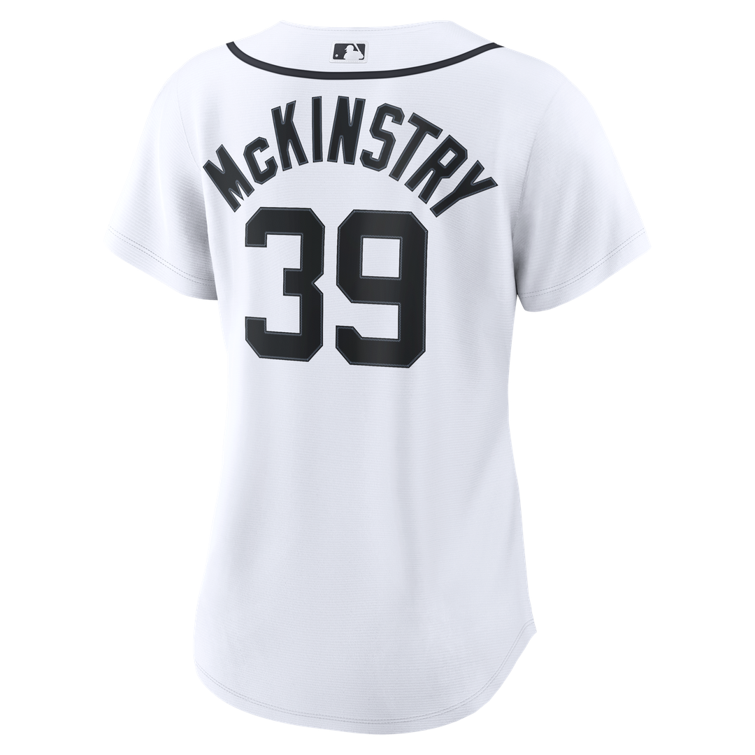 Detroit Tigers Zach McKinstry Nike Women's Home Replica Jersey - White MLB Team Jersey Baseball Fan Apparel