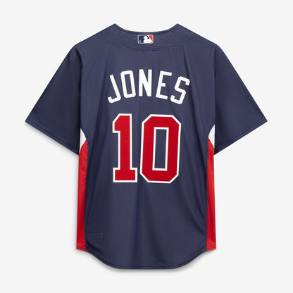 Atlanta Braves Chipper Jones Mitchell & Ness Authentic Batting Practice Jersey - Navy MLB Team Jersey Baseball Fan Apparel