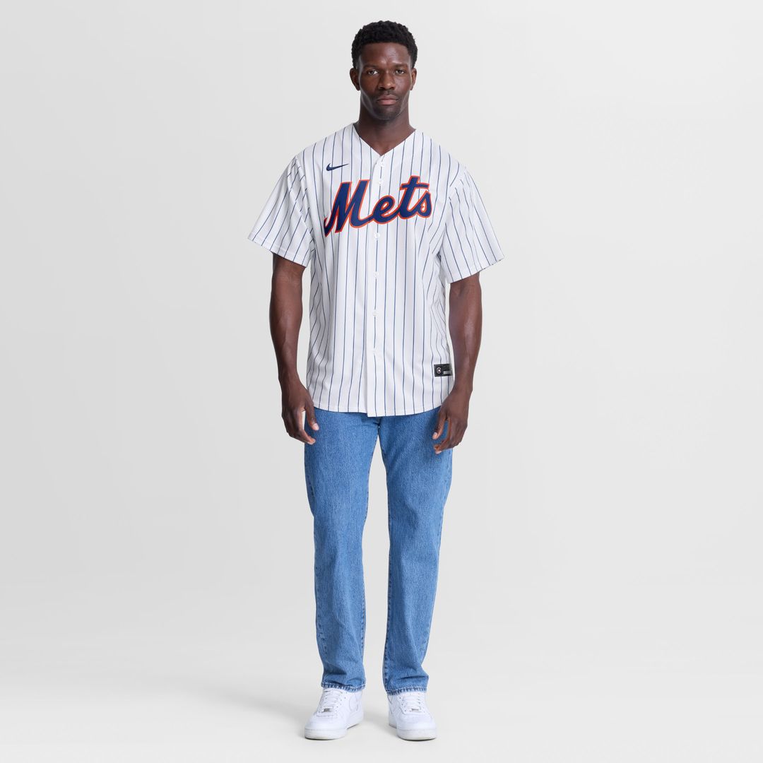 New York Mets Luis Torrens Nike Home Replica Jersey - White MLB Team Jersey Baseball Fan Apparel