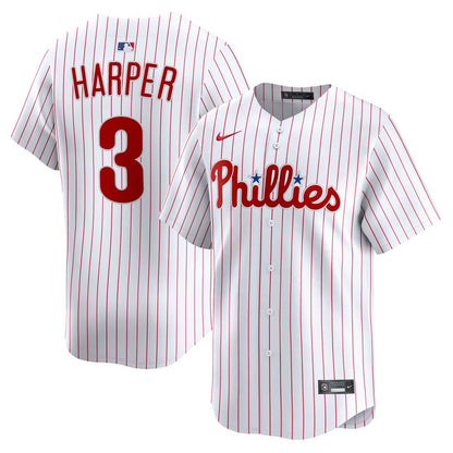 Philadelphia Phillies Bryce Harper Nike Road Limited Player Jersey - Gray MLB Team Jersey Baseball Fan Apparel