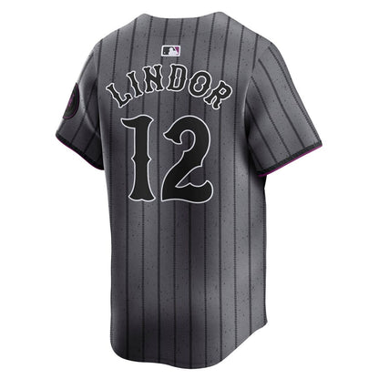 New York Mets Francisco Lindor Nike City Connect Limited Jersey - Gray MLB Team Jersey Baseball Fan Apparel