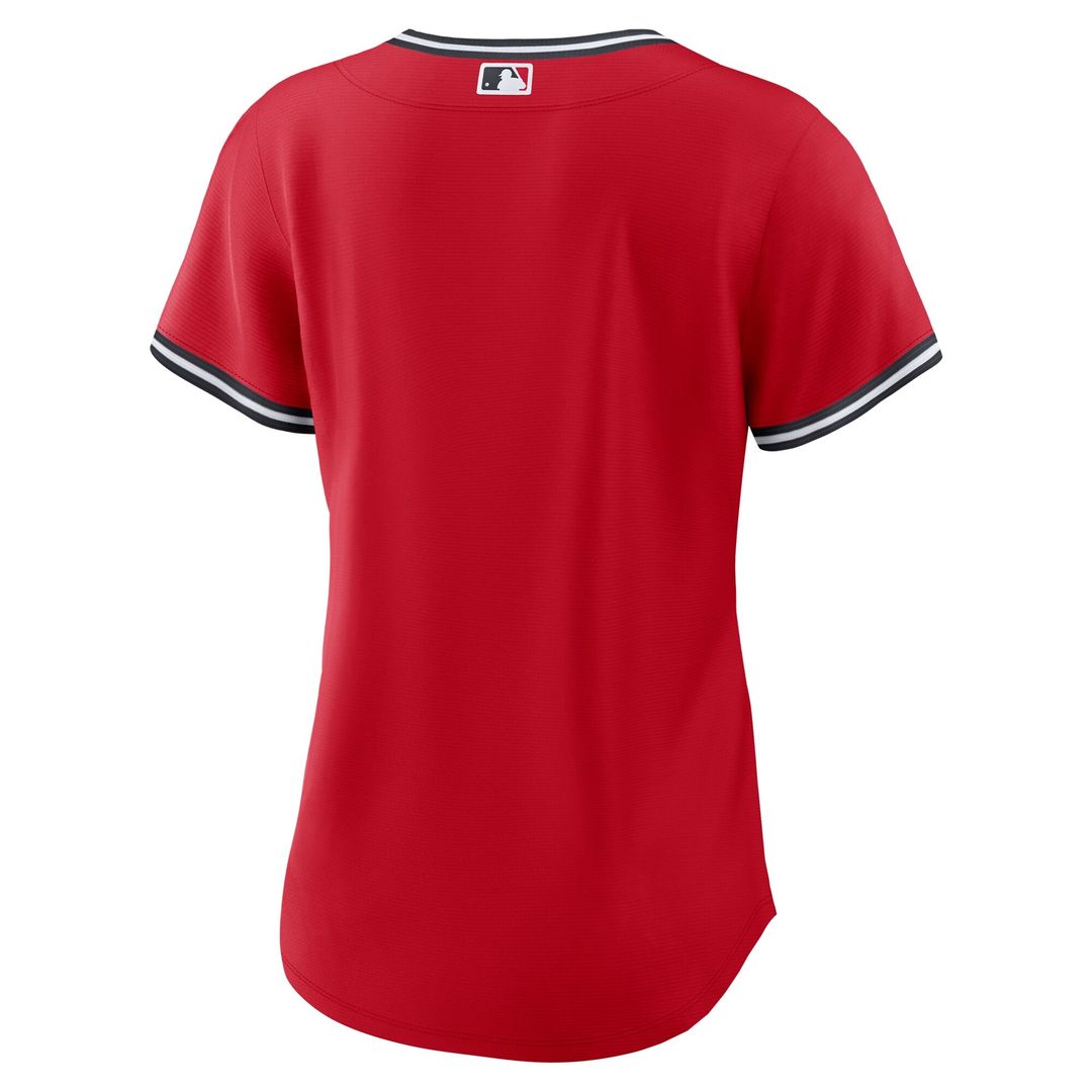 Cleveland Guardians Nike Women's Alternate Replica Jersey - Navy MLB Team Jersey Baseball Fan Apparel
