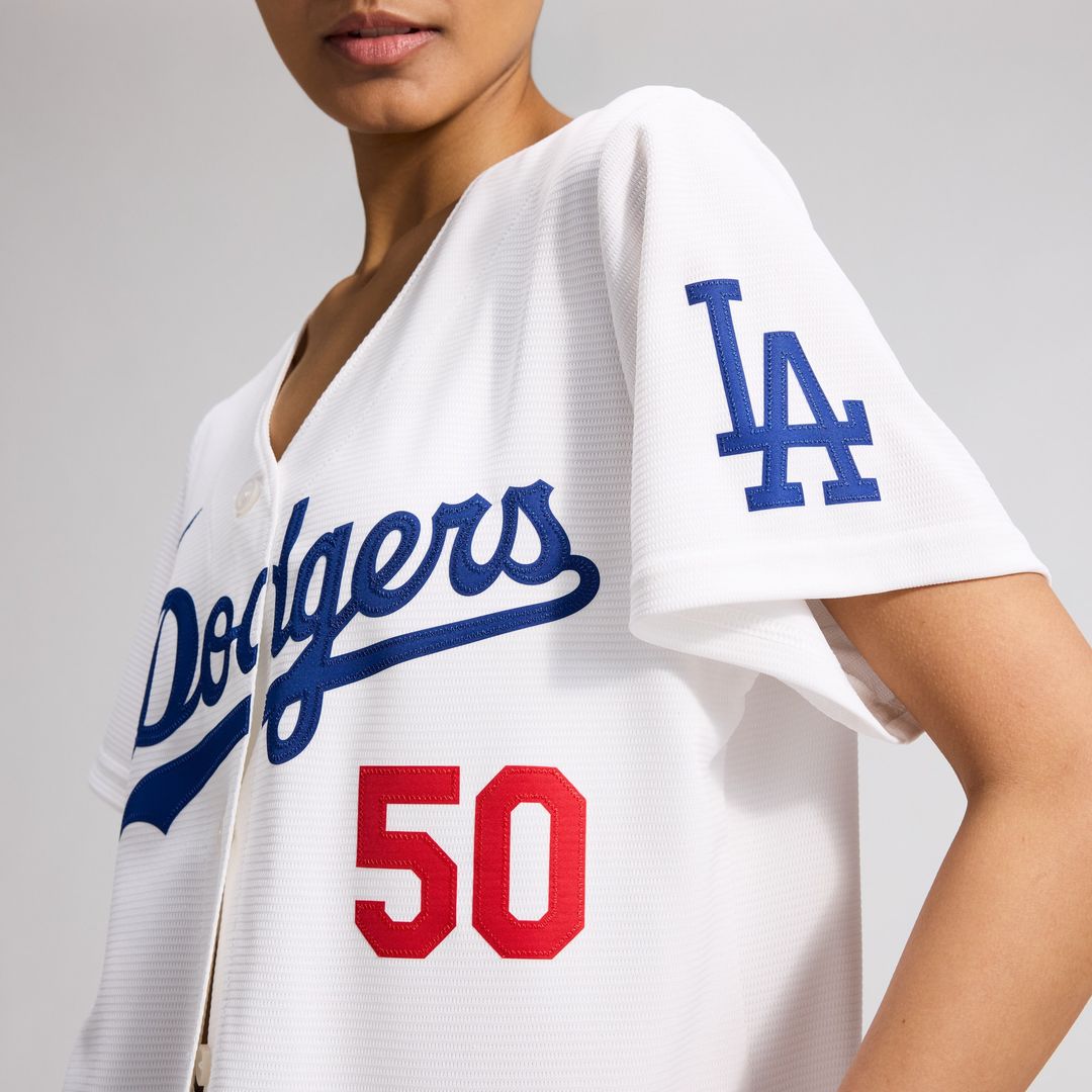 Los Angeles Dodgers Mookie Betts Nike Women's Home Stadium Jersey - White MLB Team Jersey Baseball Fan Apparel