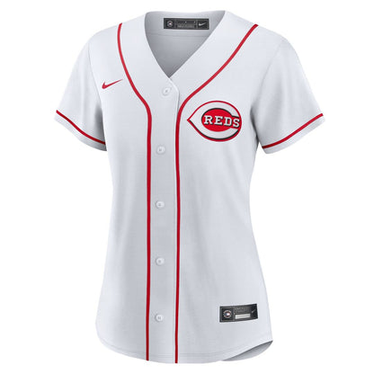 Cincinnati Reds Matt McLain Nike Women's Home Replica Jersey - White MLB Team Jersey Baseball Fan Apparel