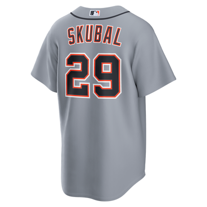 Detroit Tigers Tarik Skubal Nike Road Replica Jersey - Gray MLB Team Jersey Baseball Fan Apparel