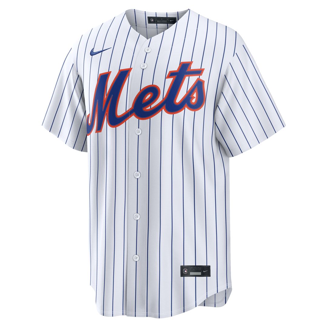 New York Mets Brett Baty Nike Home Replica Jersey - White MLB Team Jersey Baseball Fan Apparel