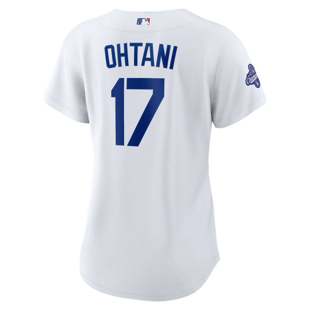 Los Angeles Dodgers Shohei Ohtani Nike Women's 2025 World Series Champions Home Replica Jersey - White MLB Team Jersey Baseball Fan Apparel