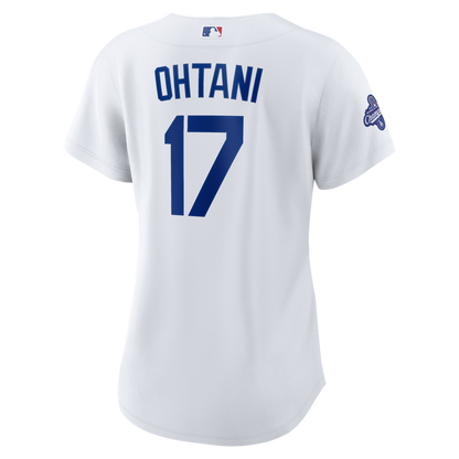 Los Angeles Dodgers Shohei Ohtani Nike Women's 2025 World Series Champions Home Replica Jersey - White MLB Team Jersey Baseball Fan Apparel