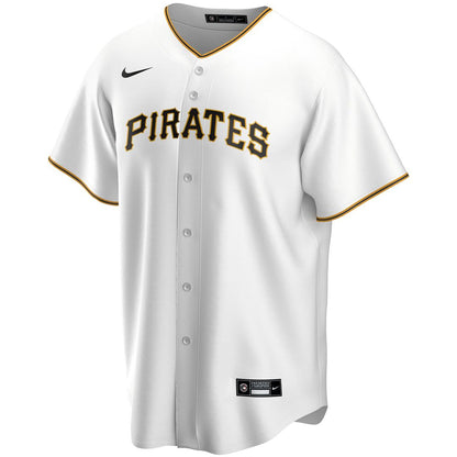 Pittsburgh Pirates Nike Home Replica Custom Jersey - White MLB Team Jersey Baseball Fan Apparel