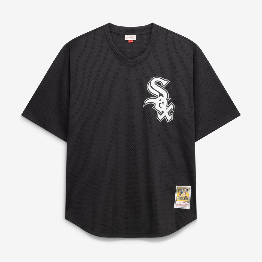 Chicago White Sox Bo Jackson Mitchell & Ness Cooperstown Big & Tall Mesh Batting Practice Jersey - Black MLB Team Jersey Baseball Fan Apparel