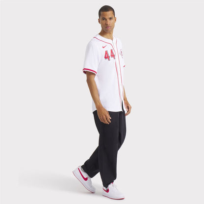 Cincinnati Reds Elly De La Cruz Nike Home Limited Player Jersey - White MLB Team Jersey Baseball Fan Apparel