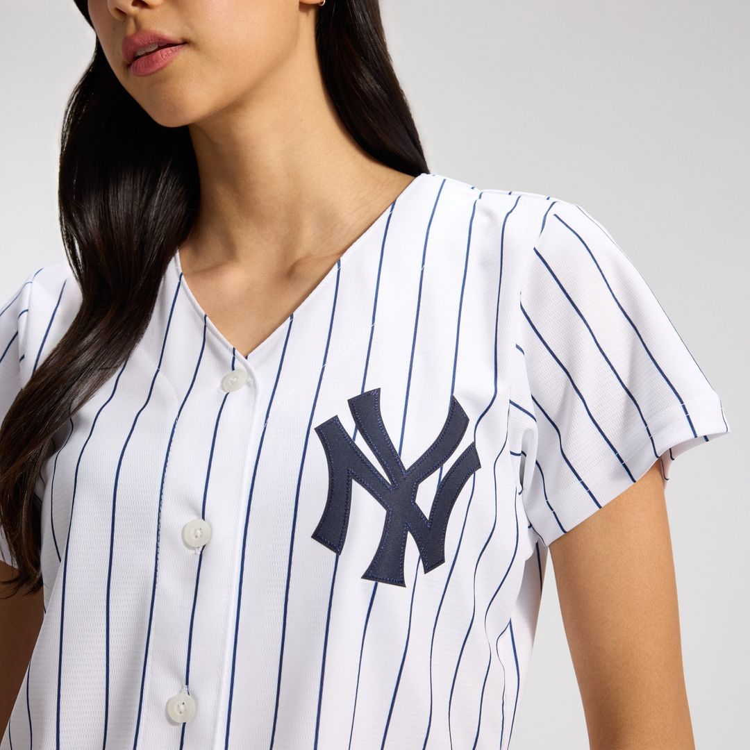 New York Yankees Nike Women's Home Replica Team Jersey - White MLB Team Jersey Baseball Fan Apparel