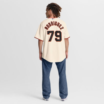 San Francisco Giants Jesus Rodriguez Nike Home Replica Jersey - Cream MLB Team Jersey Baseball Fan Apparel