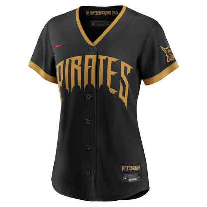 Pittsburgh Pirates Paul Skenes Nike Women's 2026 City Connect Stadium Jersey - Black MLB Team Jersey Baseball Fan Apparel