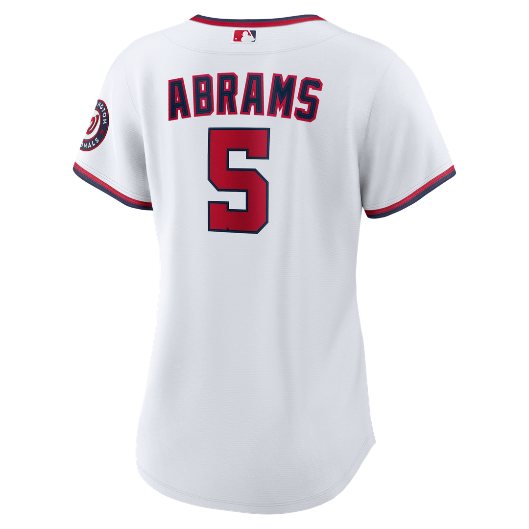 Washington Nationals CJ Abrams Nike Women's Home Replica Player Jersey - White MLB Team Jersey Baseball Fan Apparel