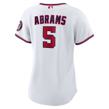 Washington Nationals CJ Abrams Nike Women's Home Replica Player Jersey - White MLB Team Jersey Baseball Fan Apparel