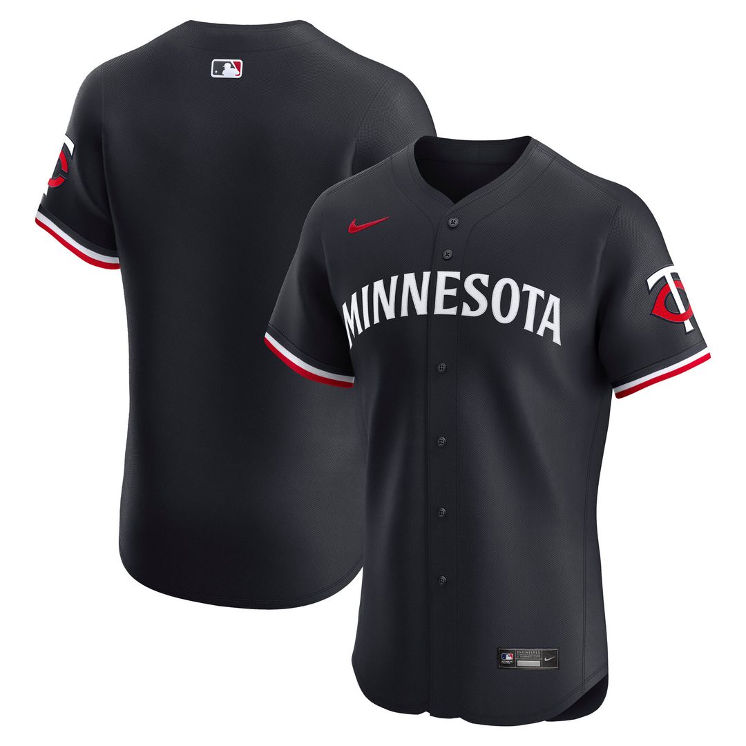 Minnesota Twins Nike Alternate 2 Elite Jersey - Navy MLB Team Jersey Baseball Fan Apparel