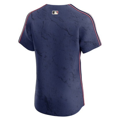 Cleveland Guardians Nike City Connect Elite Jersey - Navy MLB Team Jersey Baseball Fan Apparel