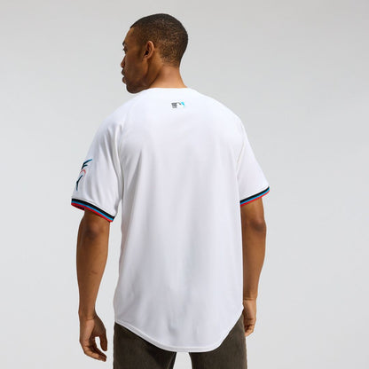 Miami Marlins Nike Home Limited Jersey - White MLB Team Jersey Baseball Fan Apparel