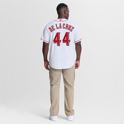 Cincinnati Reds Elly De La Cruz Nike Home Replica Jersey - White MLB Team Jersey Baseball Fan Apparel