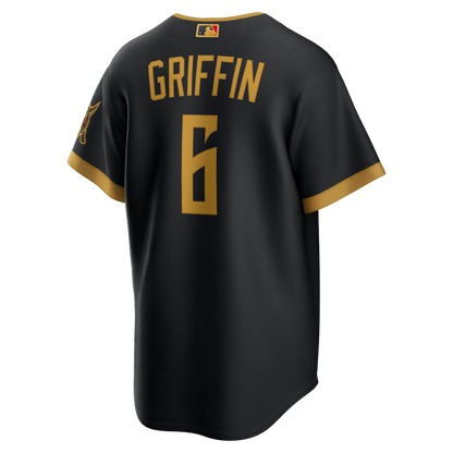 Pittsburgh Pirates Konnor Griffin Nike 2026 City Connect Stadium Jersey - Black MLB Team Jersey Baseball Fan Apparel