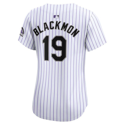 Colorado Rockies Charlie Blackmon Nike Women's Home Limited Player Jersey - White MLB Team Jersey Baseball Fan Apparel