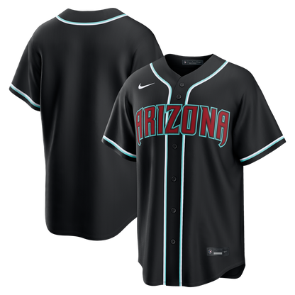 Arizona Diamondbacks Nike Fashion Replica Black Out Jersey MLB Team Jersey Baseball Fan Apparel