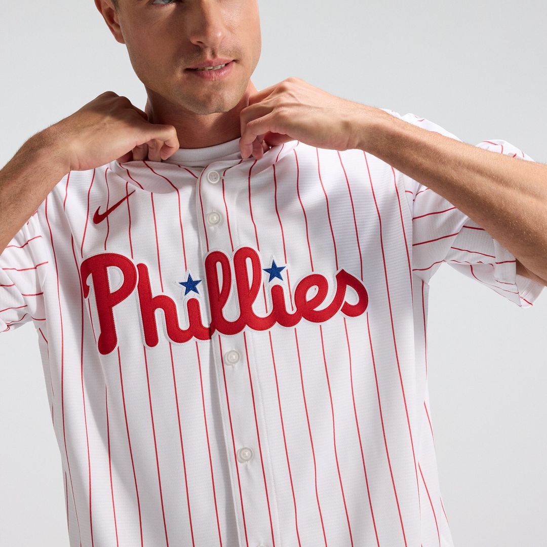 Philadelphia Phillies Nike Home Replica Team Jersey - White MLB Team Jersey Baseball Fan Apparel