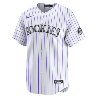 Colorado Rockies Nike Home Limited Jersey - White MLB Team Jersey Baseball Fan Apparel