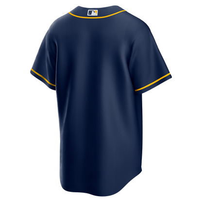 Milwaukee Brewers Nike Alternate Replica Team Jersey - Navy MLB Team Jersey Baseball Fan Apparel
