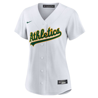 Athletics Denzel Clarke Nike Women's Home Replica Jersey - White MLB Team Jersey Baseball Fan Apparel
