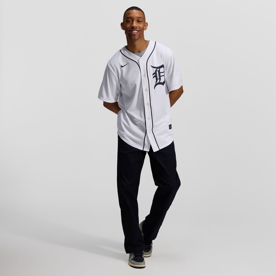 Detroit Tigers Tarik Skubal Nike Home Limited Player Jersey - White MLB Team Jersey Baseball Fan Apparel