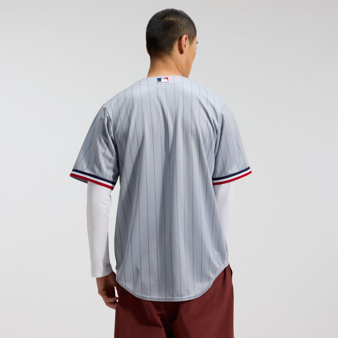 Minnesota Twins Nike Road Replica Team Jersey - Gray MLB Team Jersey Baseball Fan Apparel