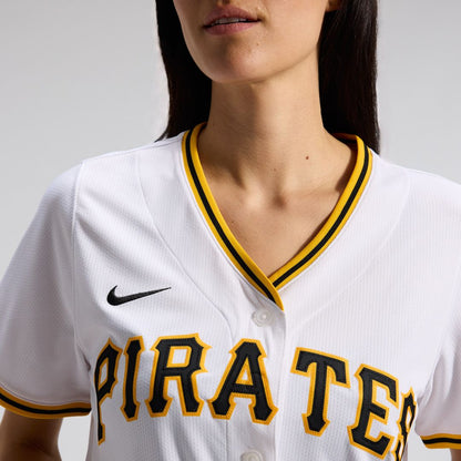 Pittsburgh Pirates Nike Women's Home Limited Jersey - White MLB Team Jersey Baseball Fan Apparel
