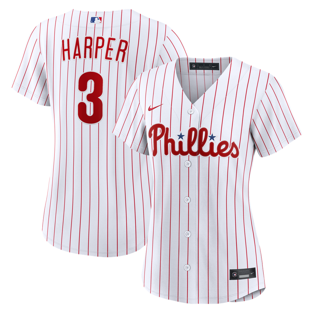 Philadelphia Phillies Bryce Harper Nike Women's Home Replica Jersey - White MLB Team Jersey Baseball Fan Apparel
