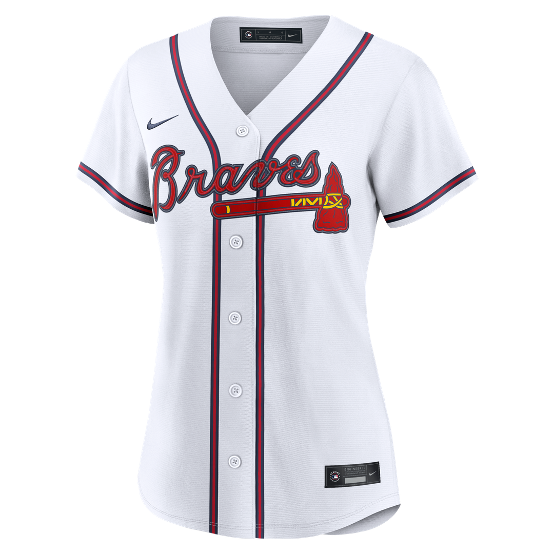 Atlanta Braves Grant Holmes Nike Women's Home Replica Jersey - White MLB Team Jersey Baseball Fan Apparel