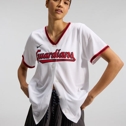 Cleveland Guardians José Ramírez Nike Women's Home Replica Jersey - White MLB Team Jersey Baseball Fan Apparel