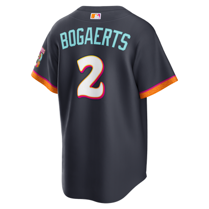 San Diego Padres Xander Bogaerts Nike 2026 City Connect Stadium Jersey - Obsidian MLB Team Jersey Baseball Fan Apparel
