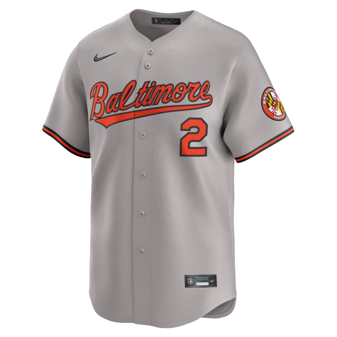 Baltimore Orioles Gunnar Henderson Nike Limited Player Jersey - White MLB Team Jersey Baseball Fan Apparel